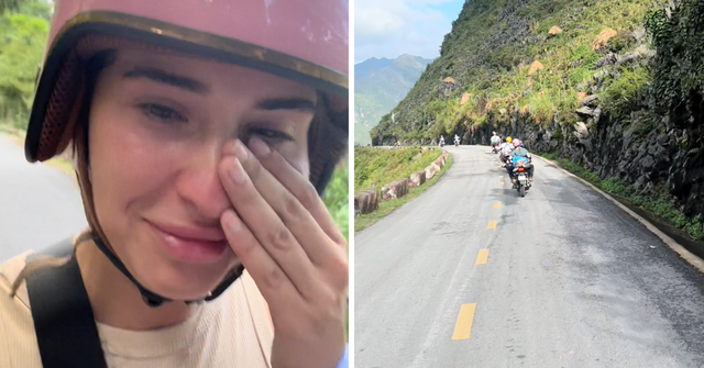 Cô gái trẻ miền Tây bật khóc ở đèo Hà Giang vì một lý do đặc biệt: